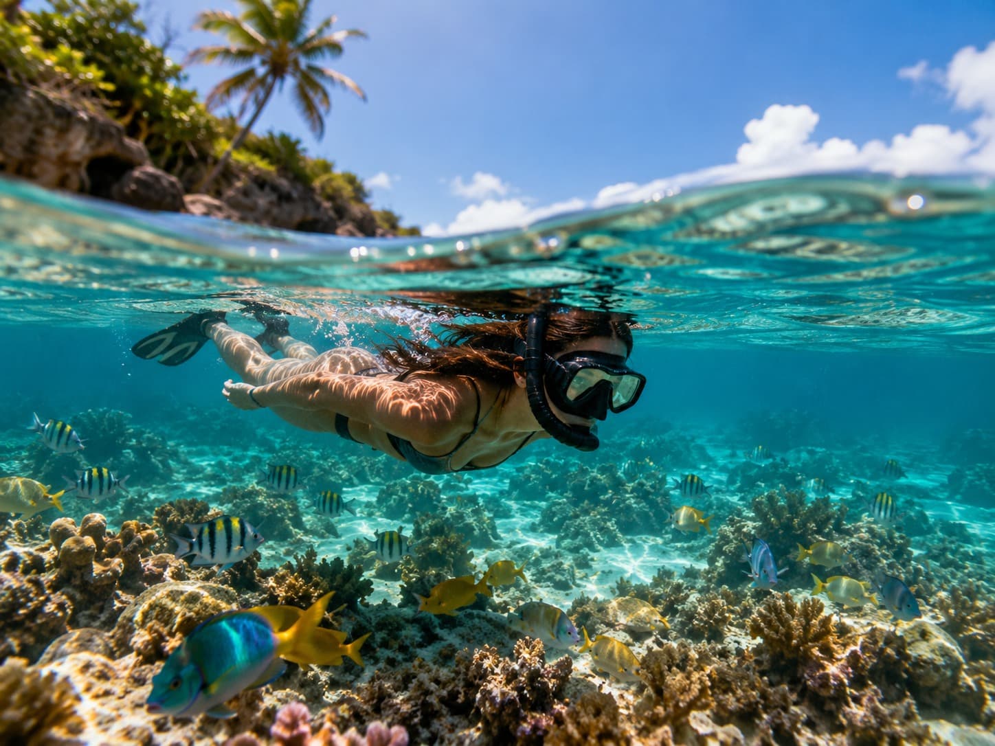 Actividad acuática en el Caribe Mexicano